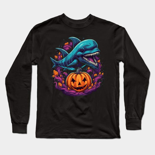 Porpoise Halloween Long Sleeve T-Shirt by JH Mart